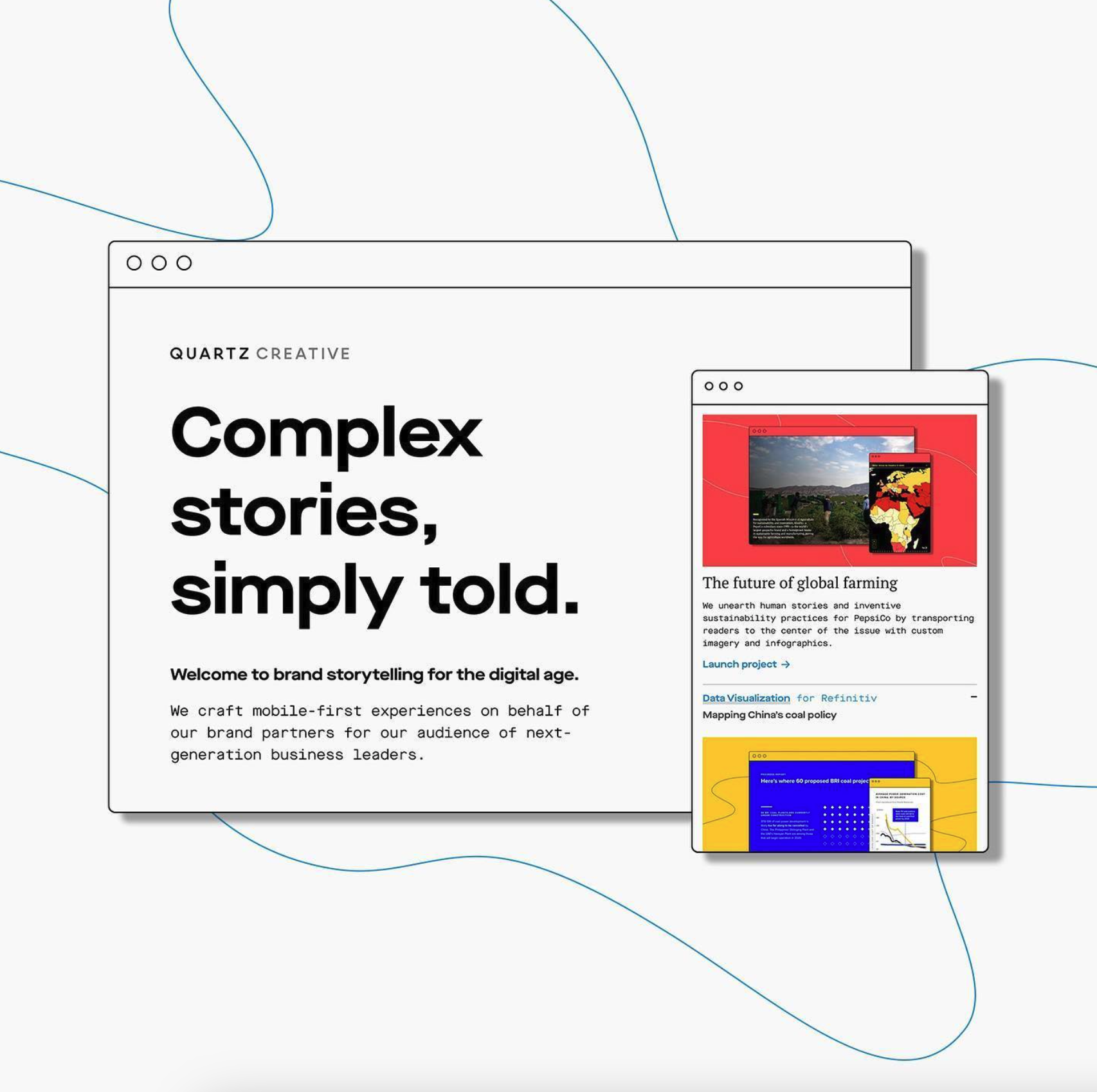 Quartz Creative portolio website