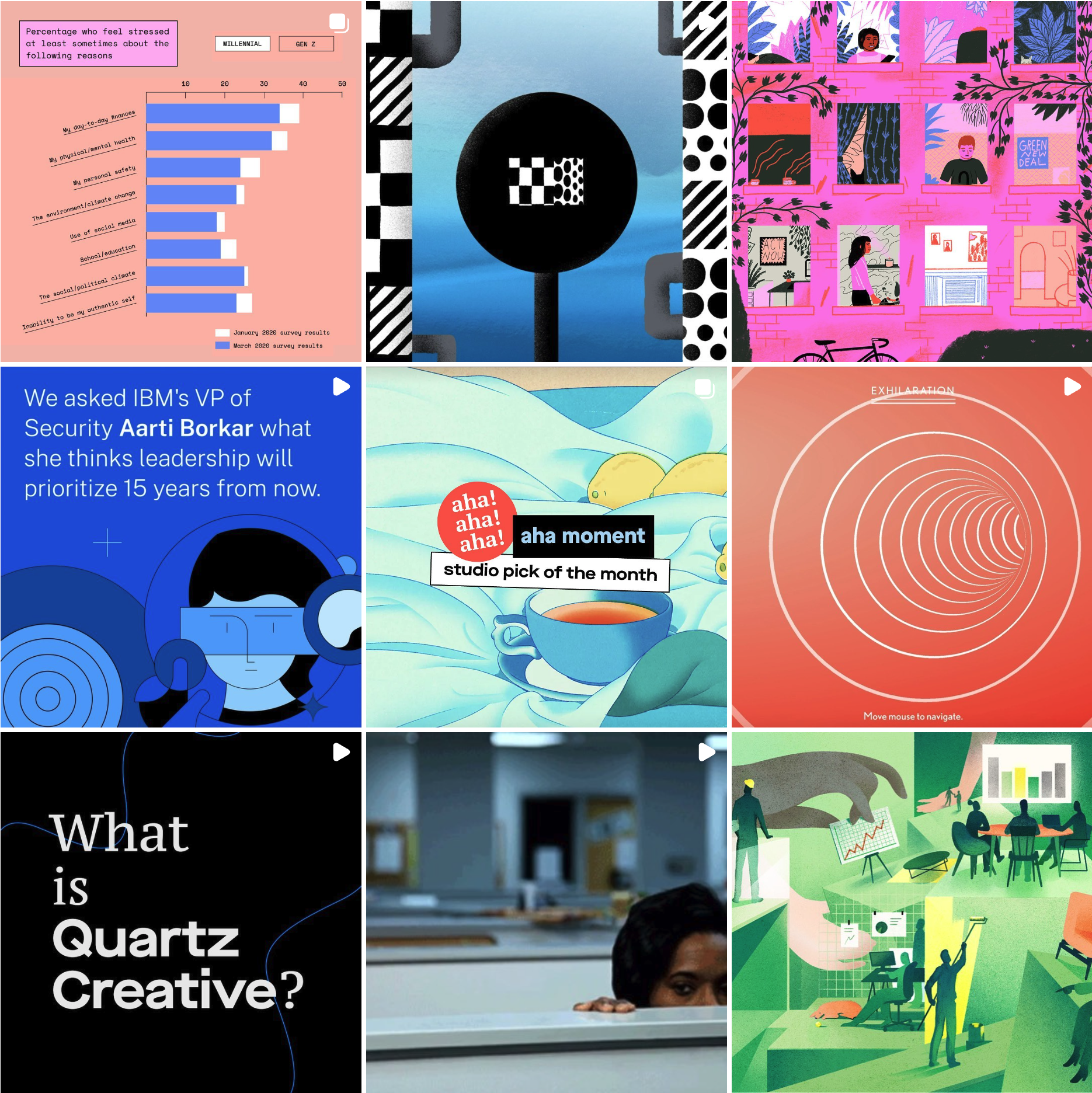 Quartz Creative Instagram